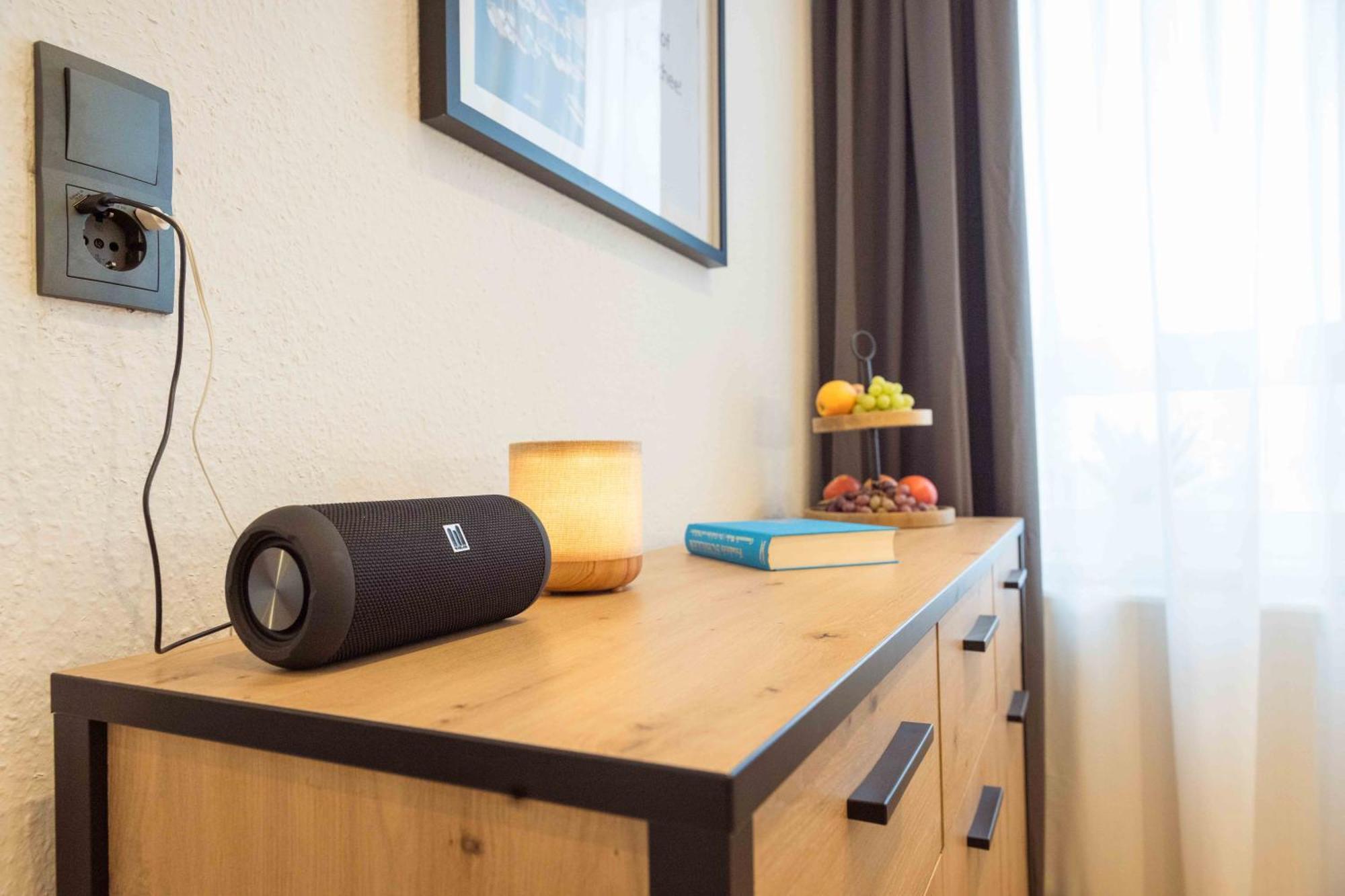 Schillerapartment Hof, Kueche, 24H Digital-Checkin, Parkplatz, Wlan250Mbit Hof  Luaran gambar